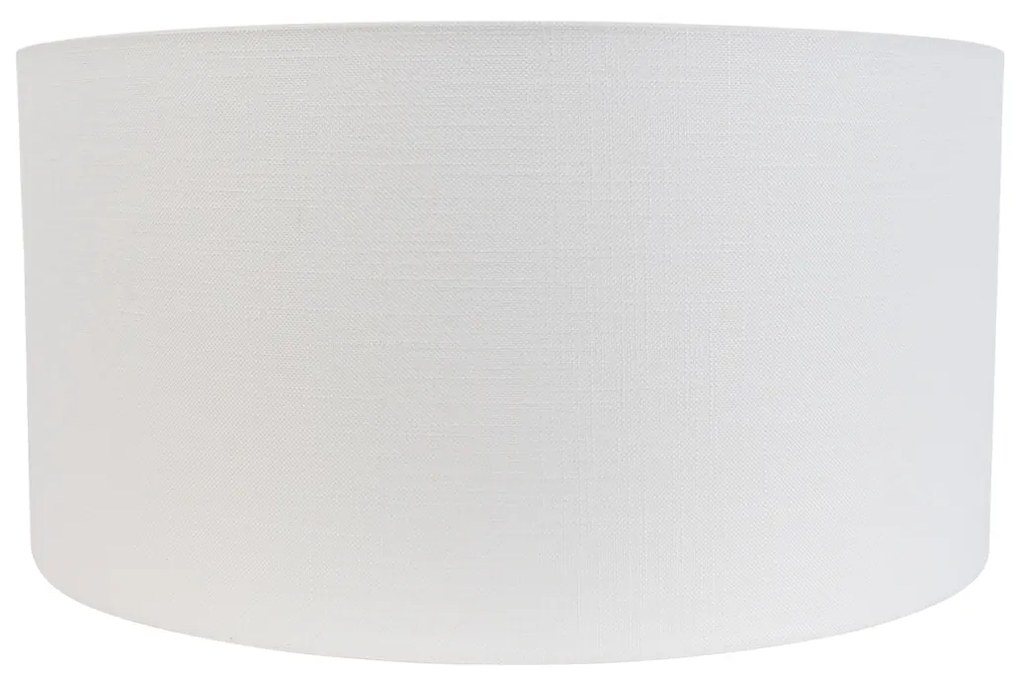 Abajur din material textil alb 50/50/25