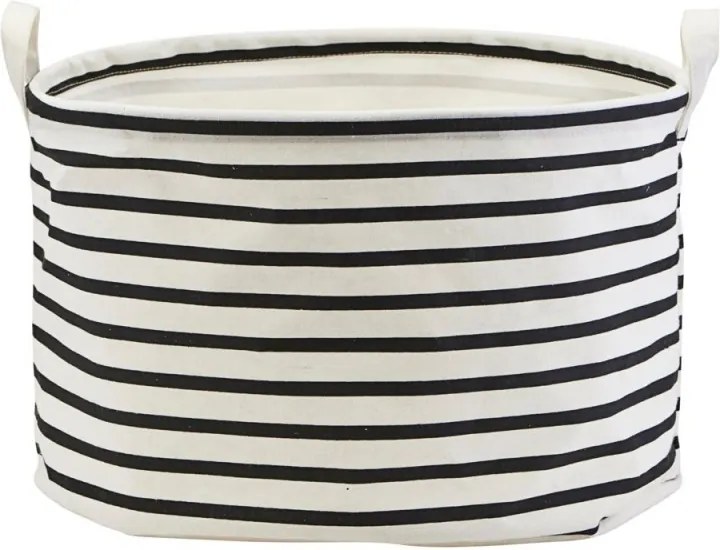 Cos alb din bumbac 40x25 cm Stripes House Doctor