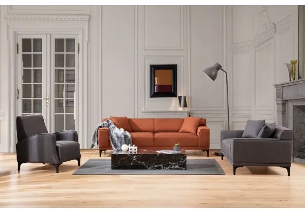 Fotoliu PAT antracit