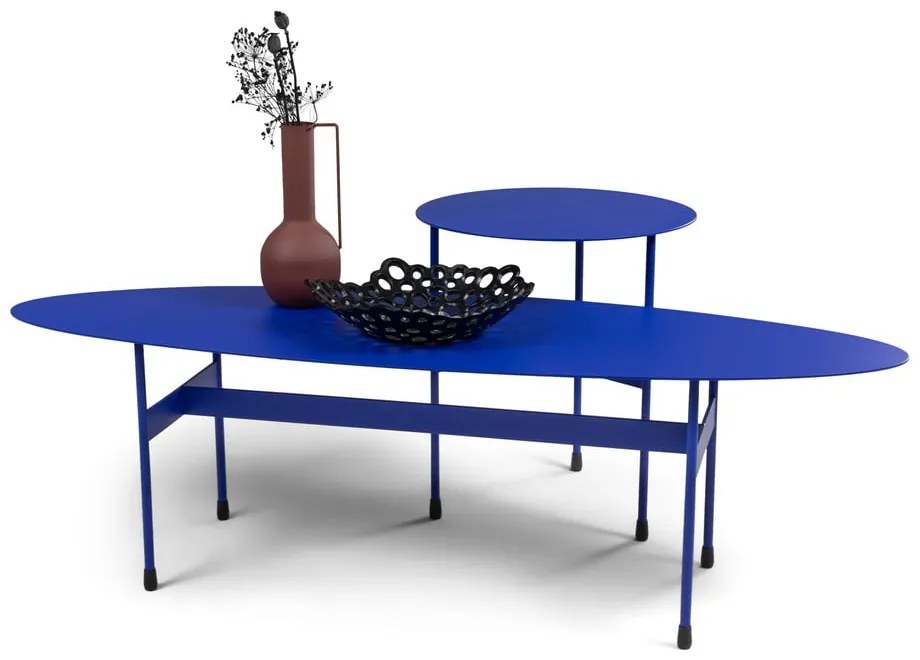 Măsuță auxiliară rotundă din metal ø 40 cm Mira – Spinder Design