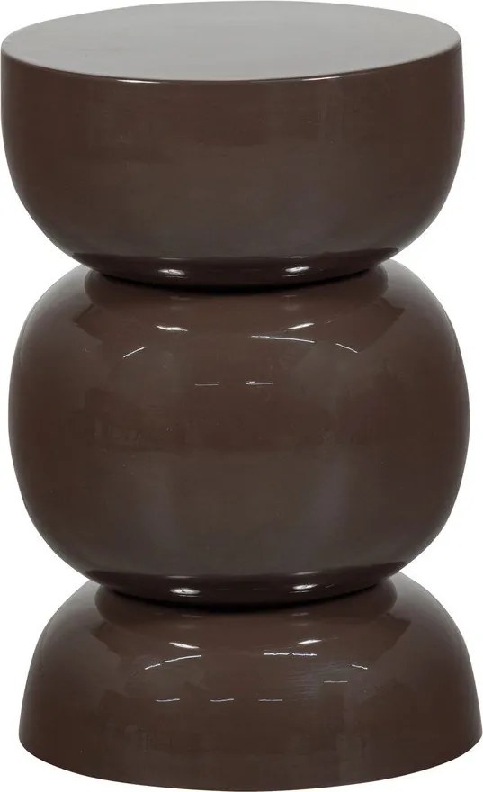 Măsuță auxiliară rotundă din metal ø 30 cm Breno – WOOOD