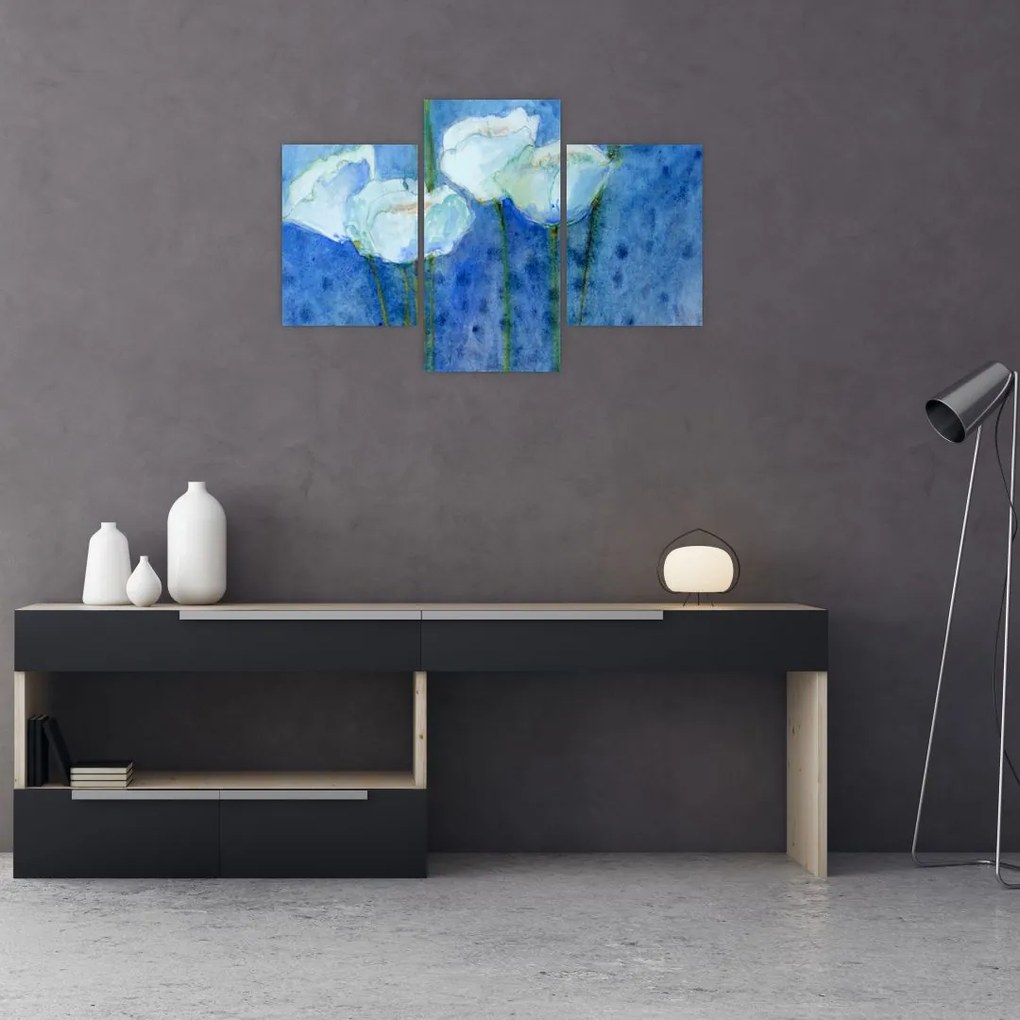 Tablou - Lalele albe (90x60 cm)