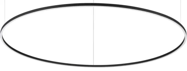 Ideal Lux - Lustru LED suspendat pe cablu ORACLE SLIM, LED 83W, 230V, 2700K, Ø150 cm, negru