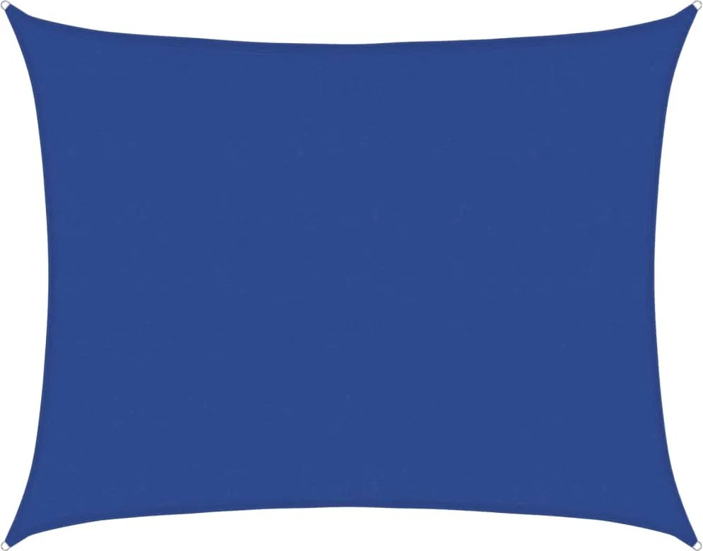 vidaXL Pânză parasolar, dreptunghiular, albastru, 6x8m, HDPE, 160 g/m²