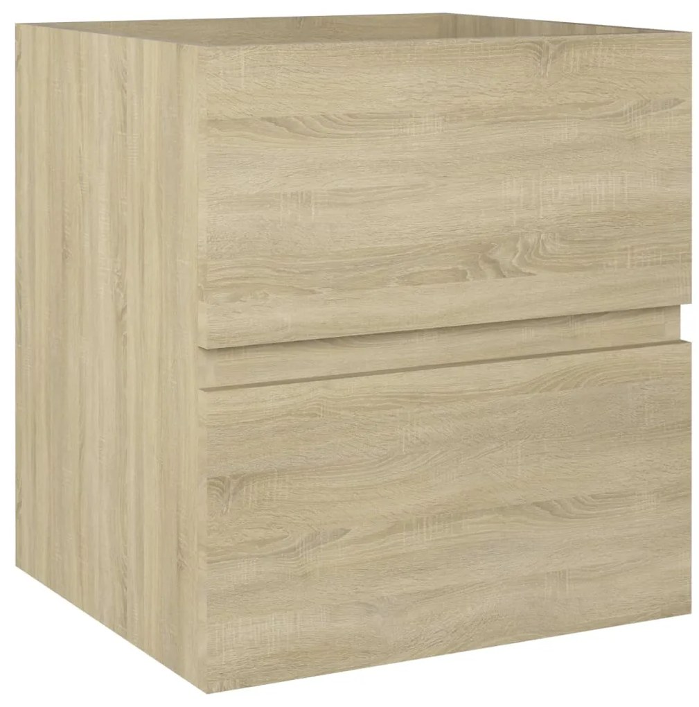 804731 vidaXL Dulap de chiuvetă, stejar Sonoma, 41x38,5x45 cm, PAL