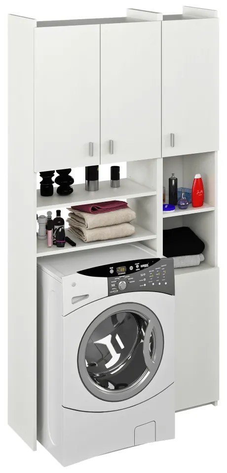 Dulap deasupra mașinii de spălat MIRALI, alb