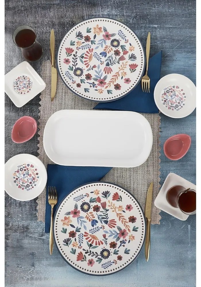 Set veselă cu11 piese My Ceramic Springtime