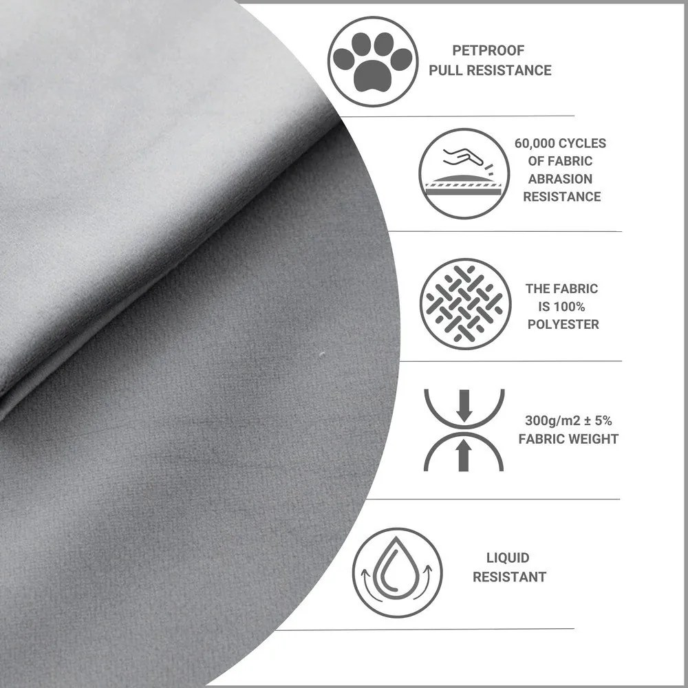 Pat matrimonial gri tapițat cu spațiu de depozitare cu somieră 160x200 cm Noto – Maison de Rêve