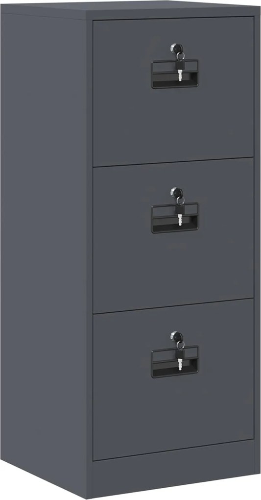 vidaXL Dulap pentru Fișiere cu sertar Antracit 44 x 50 x 106.5 cm