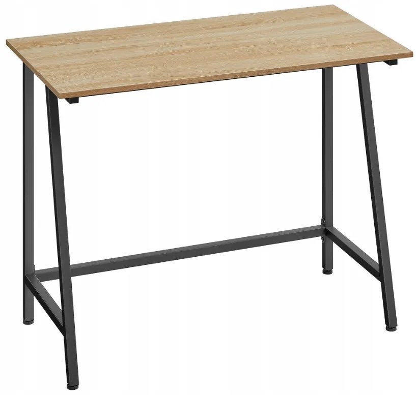 Set pentru birou masa de birou TAYLOR SONOMA 100x50 cm + scaun de birou AVOLA din piele ecologica gri