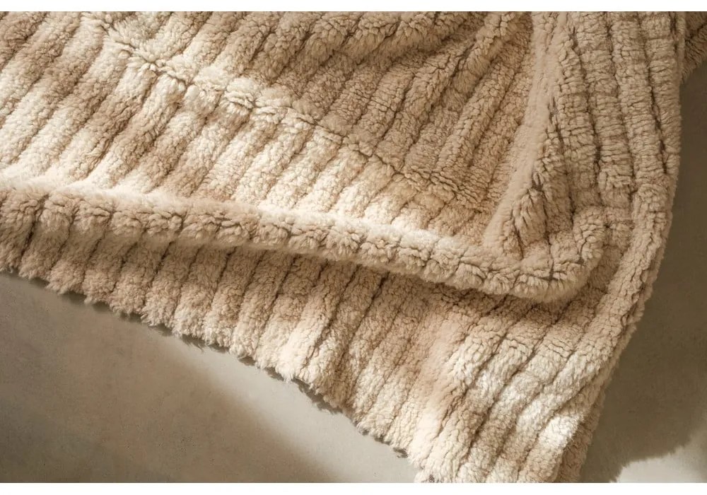 Covor bej lavabil, țesut manual din lână 200x300 cm Unexpected Wool – Lorena Canals