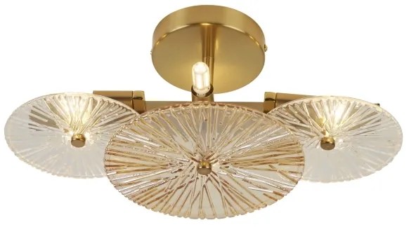 Aplică Searchlight 88210-6BZ WAGON WHEEL 6xG9/33W/230V alamă