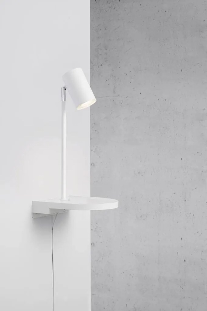 Aplica de perete, directionabila, port usb, design modern CODY alb 2112001001 NL