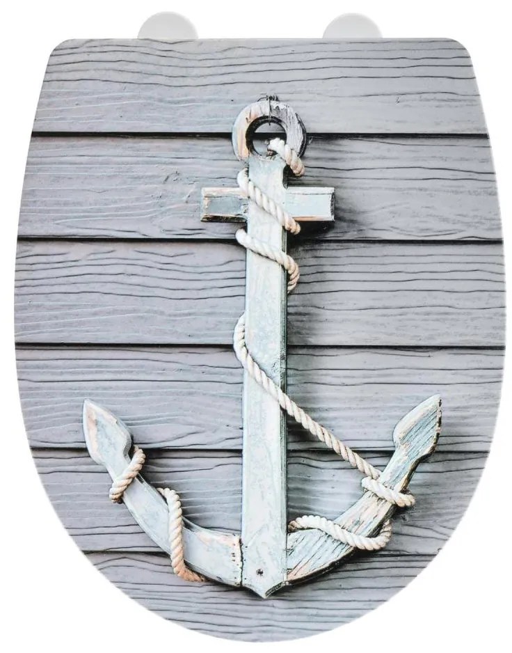 WENKO 23536100-WC capac RELIEF 36,5x45 cm multicolor/argintiu