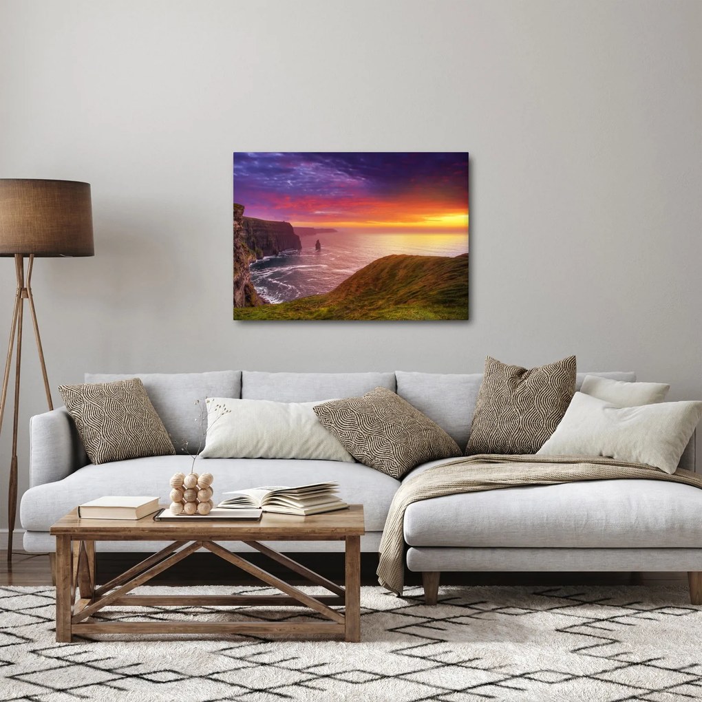 Tablou - Stâncile din Moher (70x50 cm)
