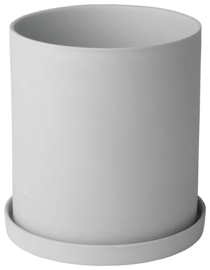 Ghiveci din porțelan Blomus Nona, gri