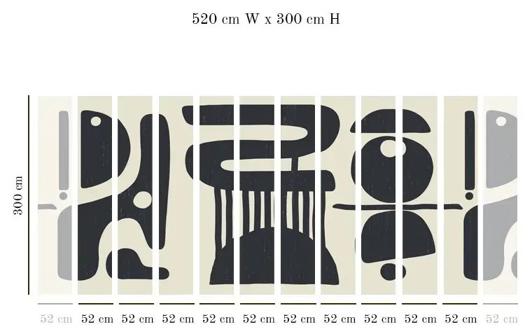 Tapet VLAdiLA Dayan Drums 520 x 300 cm