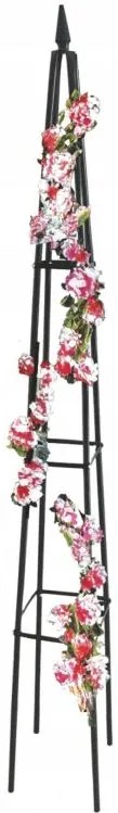 JAKS Pergola de gradina piramida 31 X 31 X 200 cm