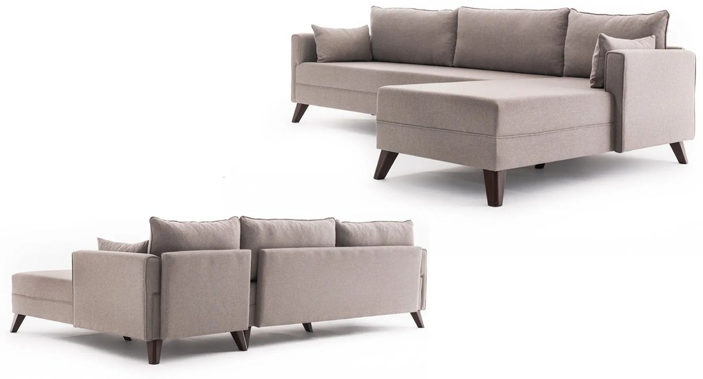 Canapea de colț Bella Corner Sofa Right 1 - Cream