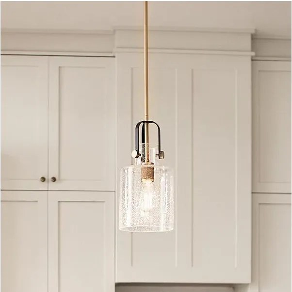 Quintiesse QN-KITNER-P-NBR - Lustră pe tijă KITNER 1xE27/60W/230V auriu/negru