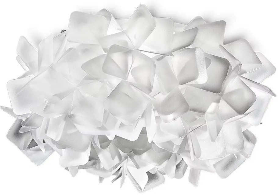 Plafoniera design unicat realizata manual Clizia Medium White, 53cm