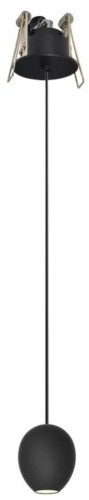 Pendul LED incastrabil tavan/plafon cu spot modern Ovum ZZ AZ3096