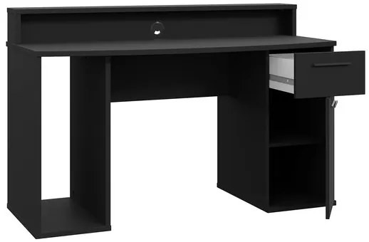 Masă PC Ayver (Negru mat) (cu iluminat LED). 1053959