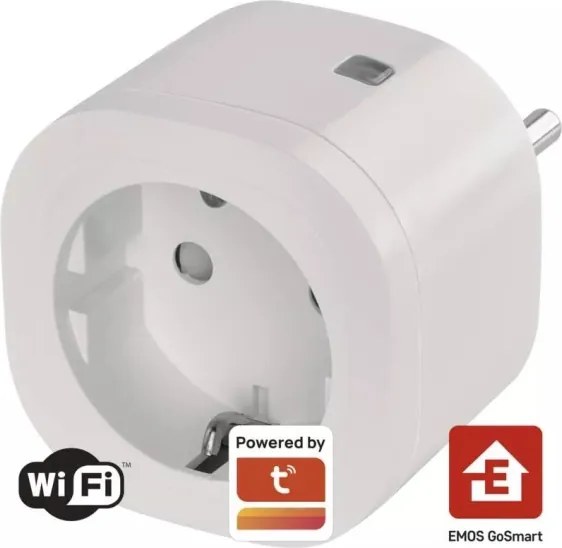 Priză inteligentă SCHUKO GoSmart 3680W/230V/16A Wi-Fi, compatibilă cu Tuya