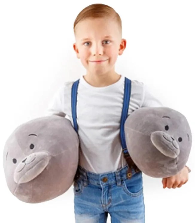 Pernă de pluş FOCĂ mare 45 cm