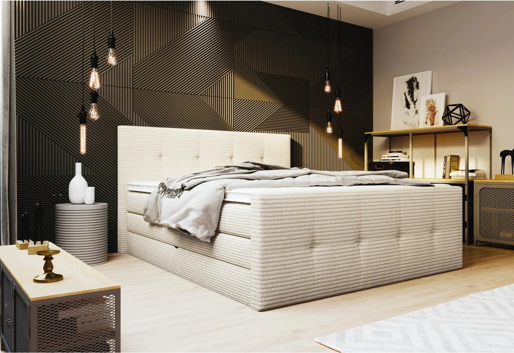 Pat boxspring MEDINO 180x200, personalizabil materiale gama Oferta Ava