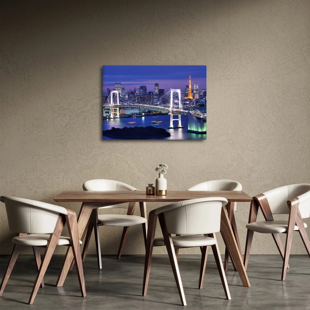 Tablou metropolei nocture (70x50 cm)