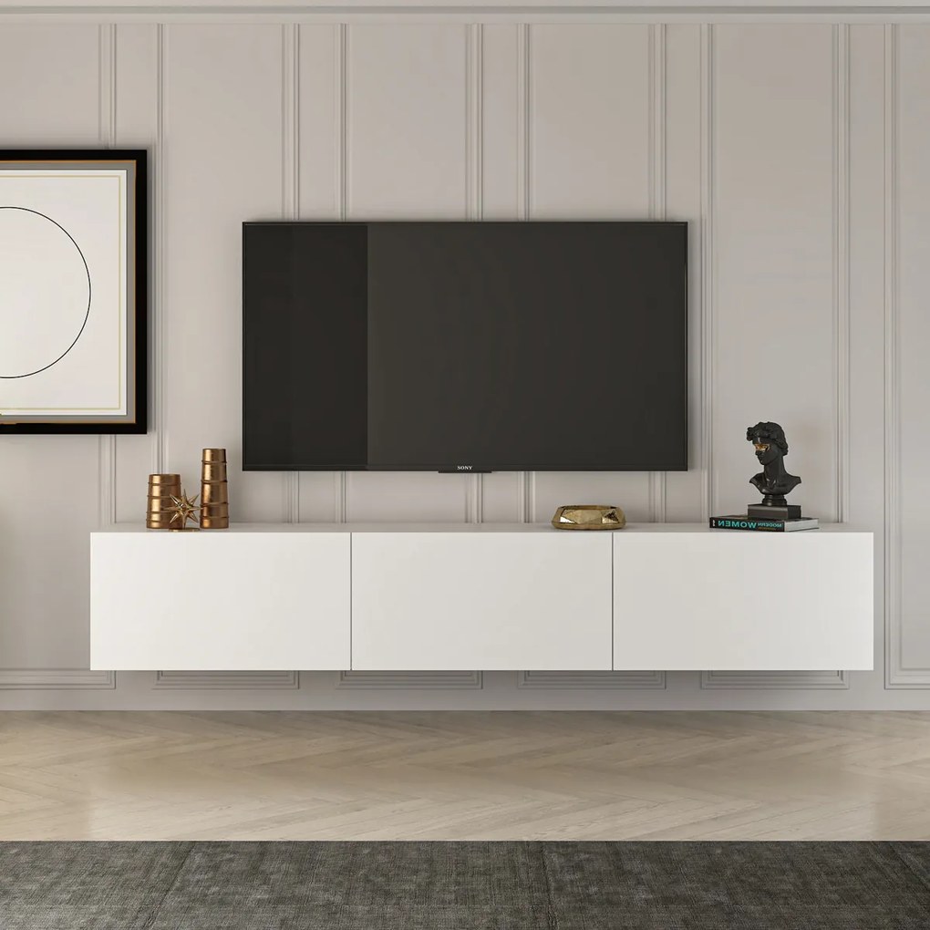 Masă TV West White