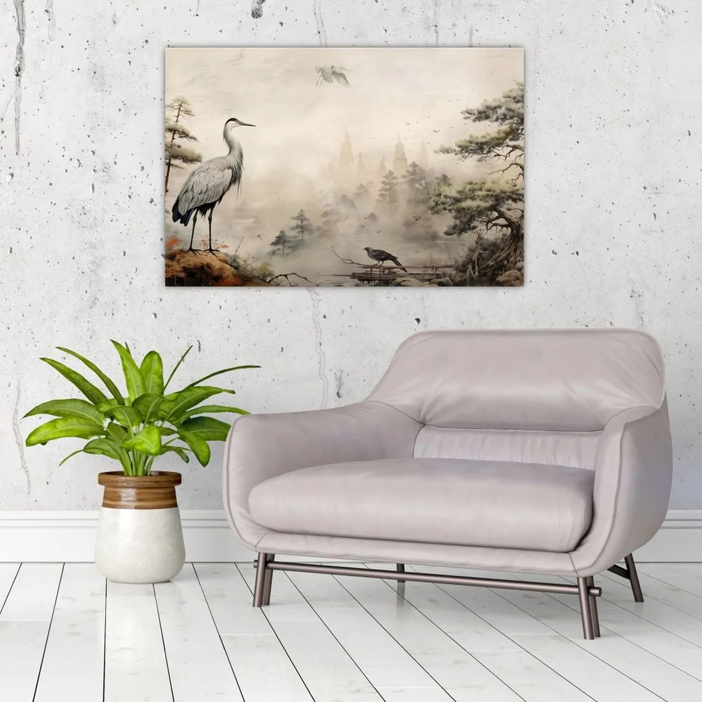 Tablou - Desen animat peisaj (90x60 cm)