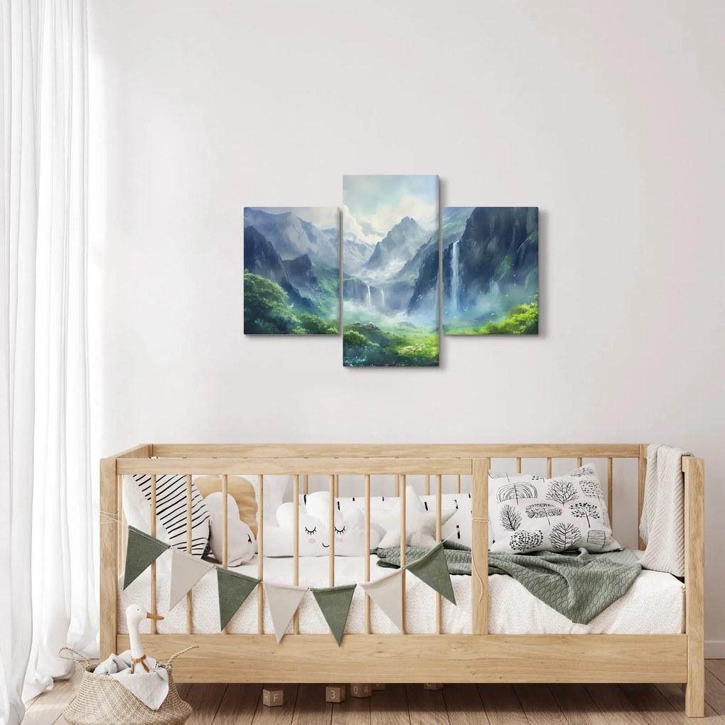 Tablou - Valea cascadelor (90x60 cm)