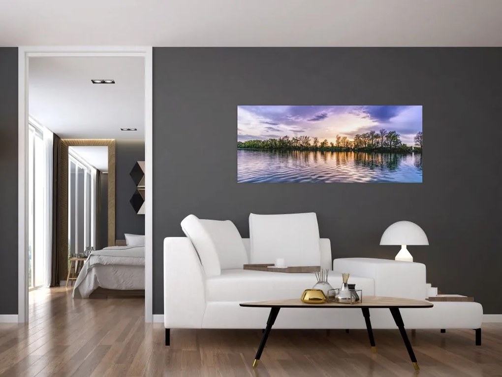 Tablou cu lac (120x50 cm)