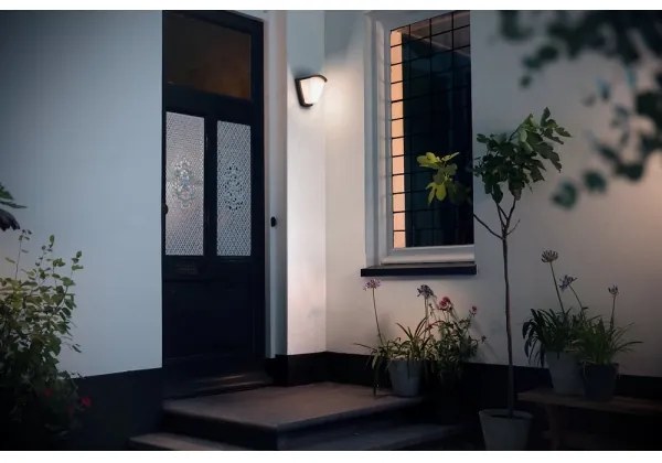 Philips 17383/93/PN - Aplică perete exterior KISKADEE 1xE27/42W/230V IP44