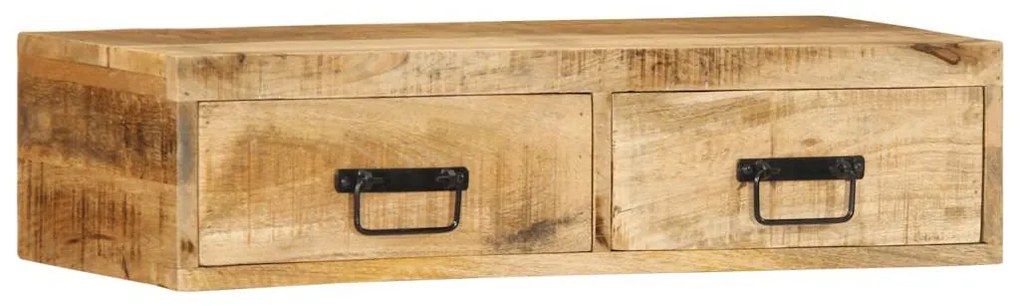vidaXL Dulap TV montat pe perete 80x30x19 cm, lemn masiv de mango brut