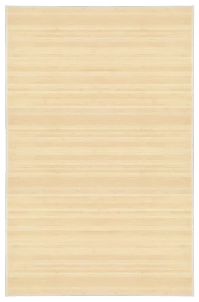 Covor din bambus, natural, 100 x 160 cm Maro deschis, 100 x 160 cm