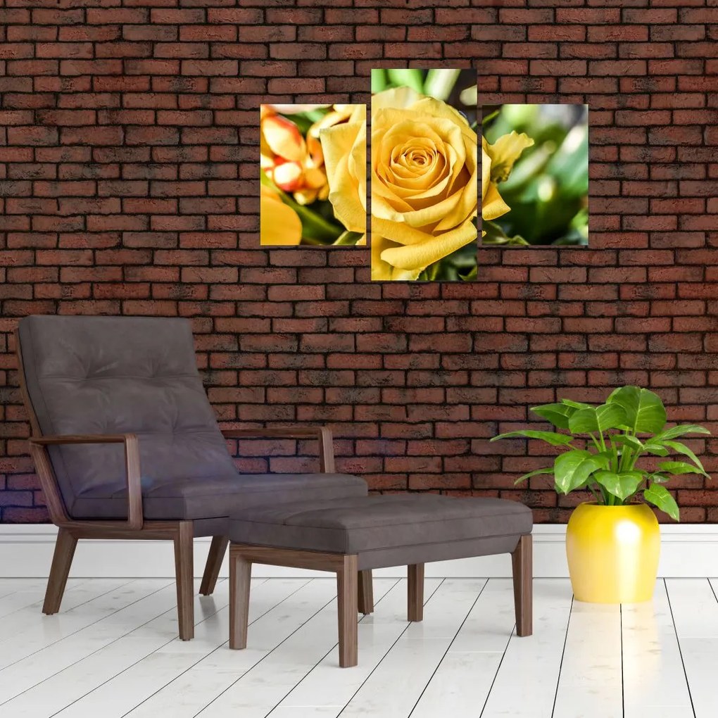 Tablou cu trandafir (90x60 cm)