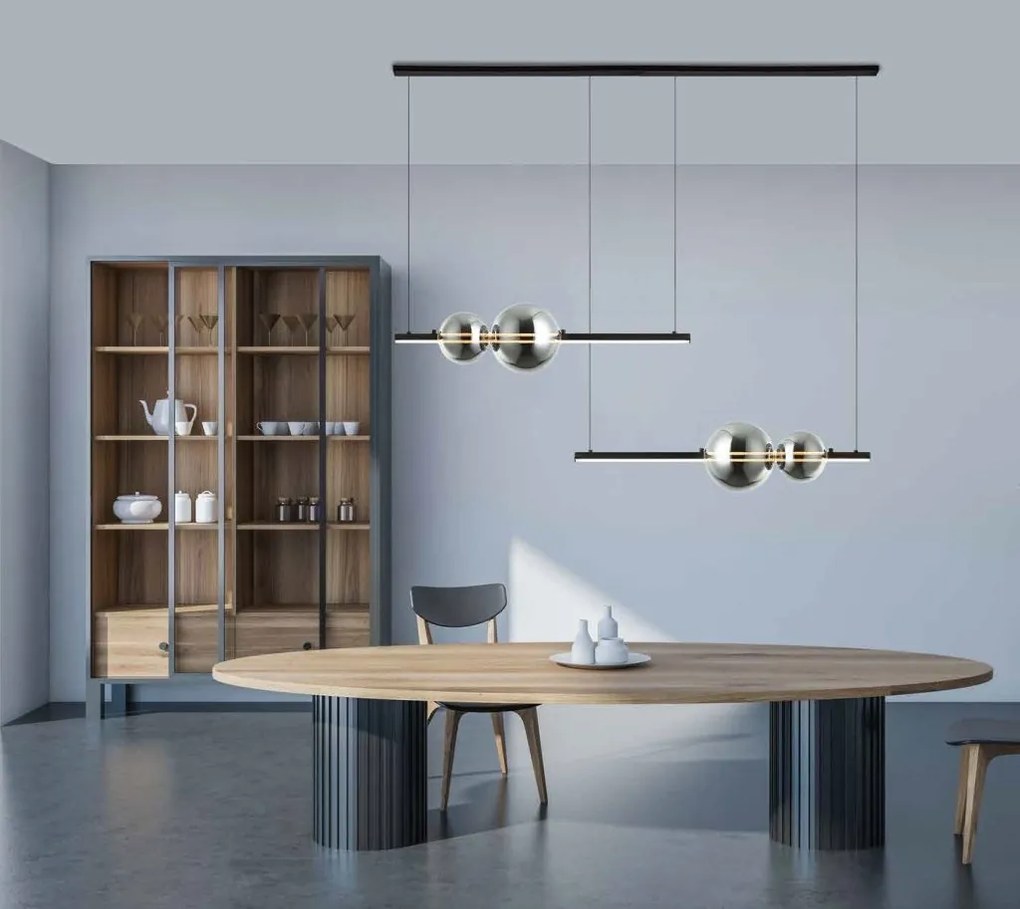 Lustra moderna design deosebit LED dimabil Leola