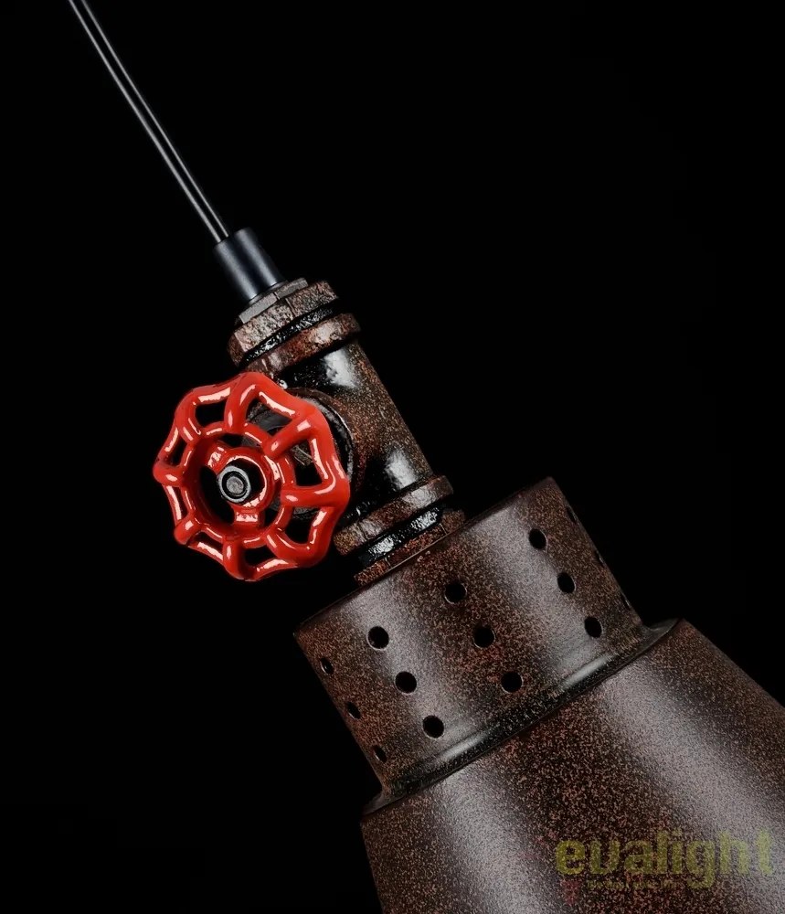 Lustra / Pendul metalic design Industrial Style Valve MYT020-01-R
