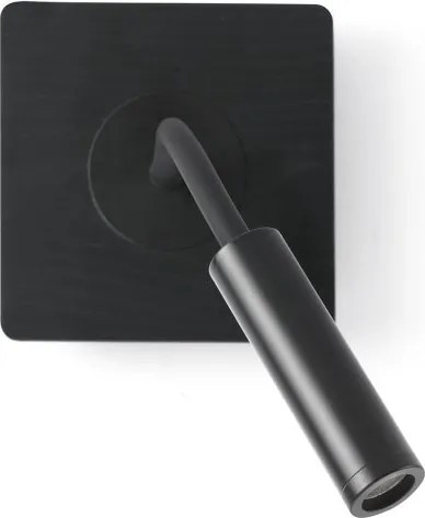 Aplica minimalista cu reader LED directionabil MOOD negru