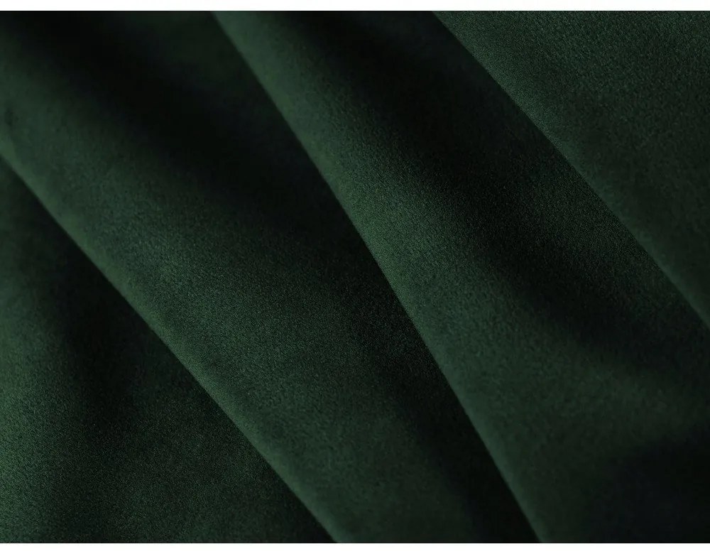Canapea verde-închis cu tapițerie din catifea 220 cm Strino – Cosmopolitan Design