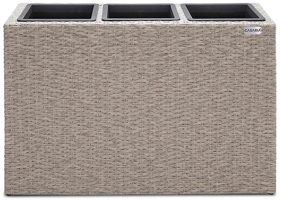 Deuba Ghiveci cu flori 83x30,5x60cm - crem