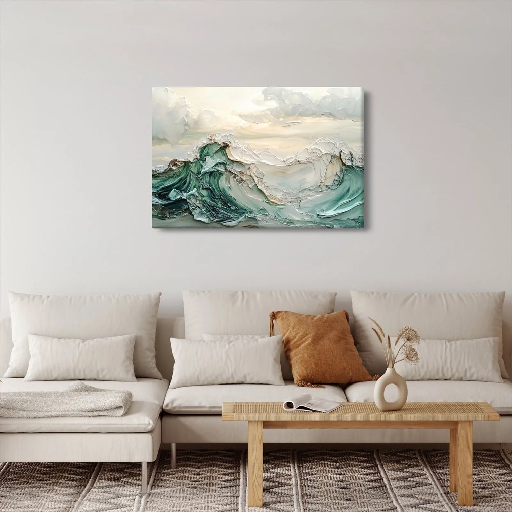 Tablou - Abstracție Marină 3D (90x60 cm)