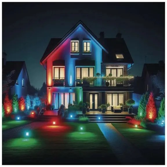 Proiector LED RGB+CCT dimabil GoSmart 20W/230V 3000-6500K Wi-Fi Tuya