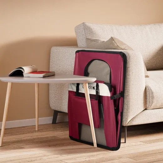 Deuba Geanta portabila pentru caini S 50x35x35cm - rosu