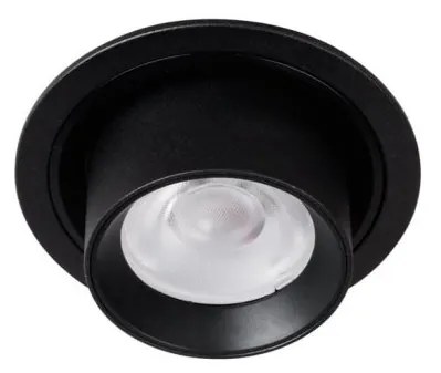 Spot LED incastrabil directionabil Halo F negru