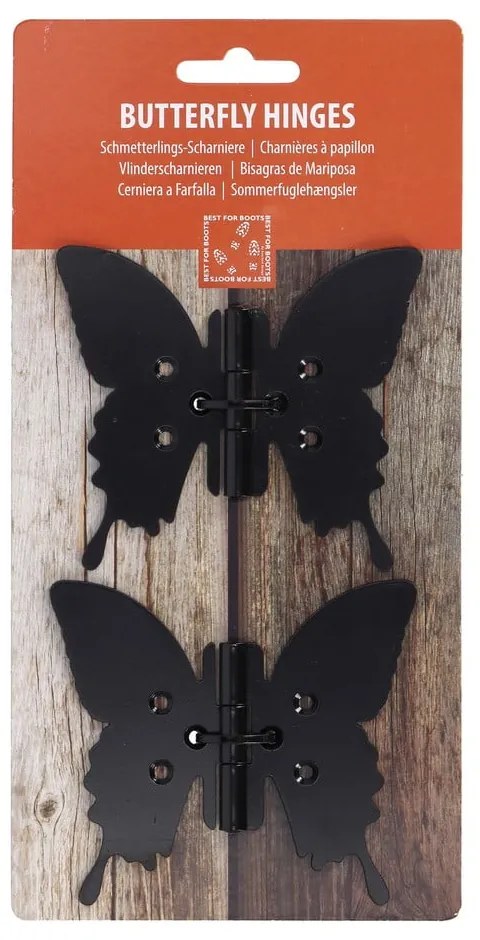 Balamale pentru ușă 4 buc. din metal Butterfly – Esschert Design