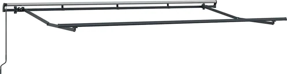 vidaXL Cadru de copertină Manual Antracit 4 x 2 m Metal